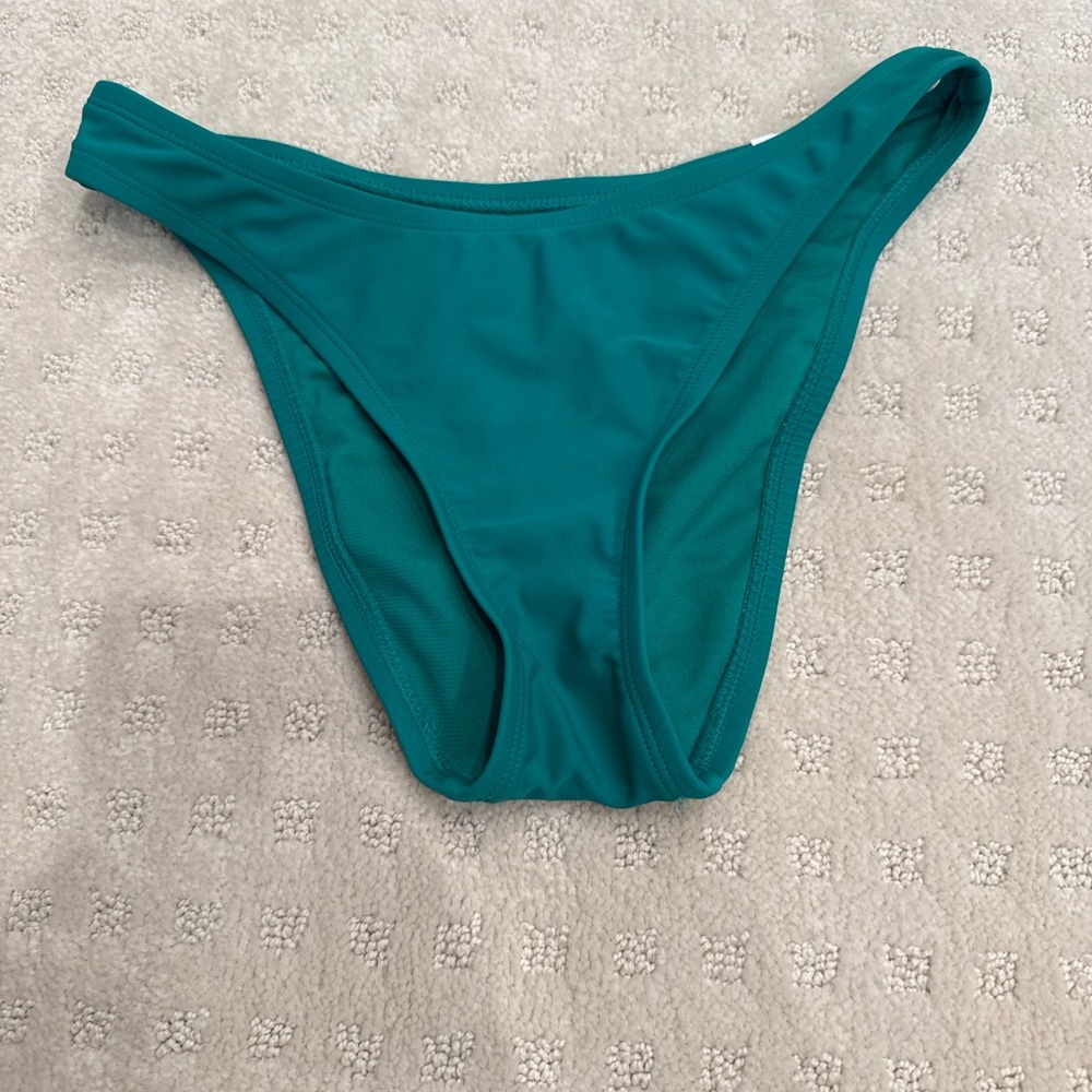 Shade & Shore Teal Bikini Bottoms Size Small - Picture 1 of 3